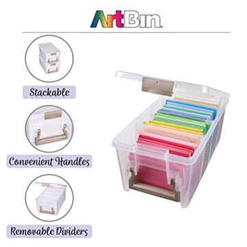 ArtBin Semi Satchel Craft Organizer with 3 Dividers