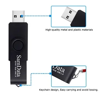 SamData USB Flash Drive 8GB Reliable Data Storage