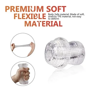 Ultimate Male Pleasure Textured Tunnel Stroker