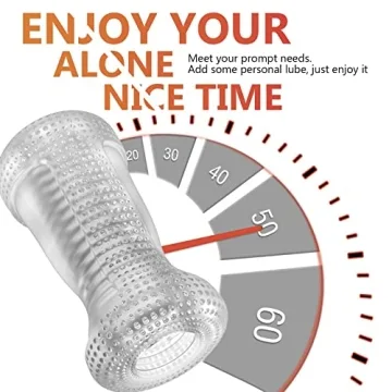 Ultimate Male Pleasure Textured Tunnel Stroker