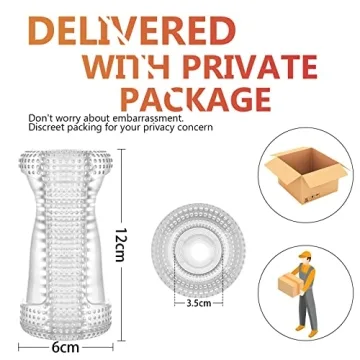 Ultimate Male Pleasure Textured Tunnel Stroker