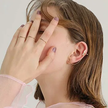 Elegant NOKMIT 14K Gold Filled Rings for Women - Comfortable & Stylish