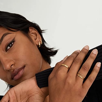 Elegant NOKMIT 14K Gold Filled Rings for Women - Comfortable & Stylish