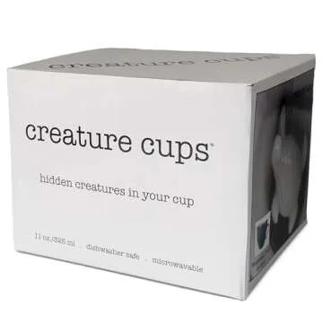 Creature Cups SKULL Ceramic Mug with Hidden Surprise