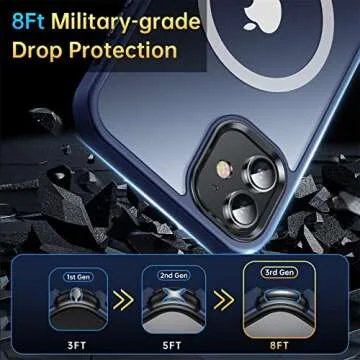 CASEQUUE Magnetic iPhone 11 Case - Slim & Shockproof Protection