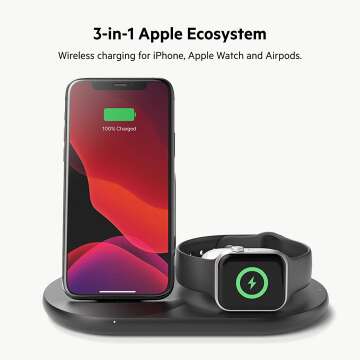 Belkin Wireless Charger Station for Fast Charging