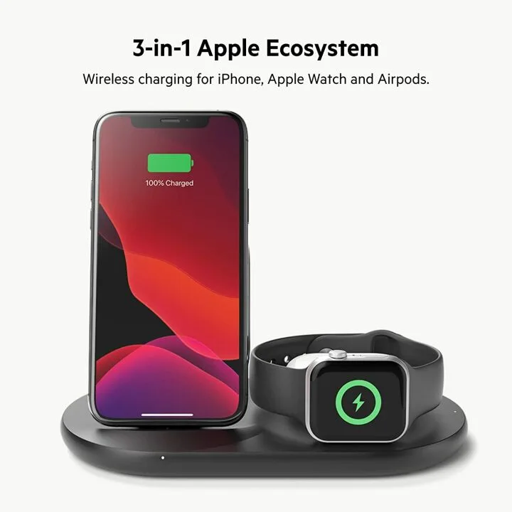 Belkin Wireless Charger Station for Fast Charging