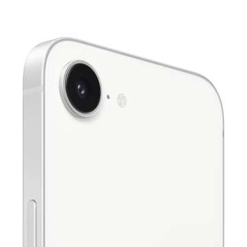 Apple iPhone 16e Unlocked 128GB White Renewed Smartphone