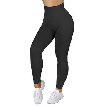 RUUHEE Seamless Contour Scrunch Butt Leggings for Women