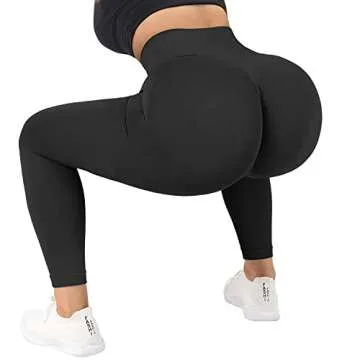 RUUHEE Seamless Contour Scrunch Butt Leggings for Women