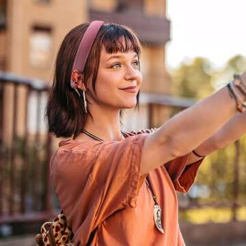 DOXISHRUKY Headbands for Women Girls, 7pc Set - Non Slip Floral Padded Headbands Cute Pearl Headband for Girls Vintage Wide Headband