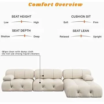 Modern Velvet Sectional Sofa for Stylish Living Rooms