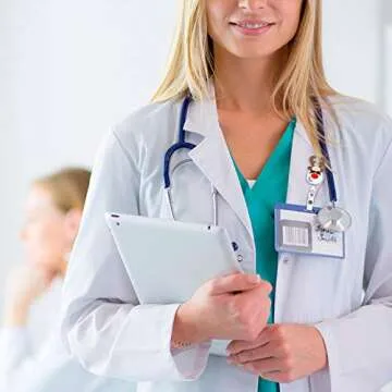 Festive Christmas Reindeer Badge Reel Holder for All Ages