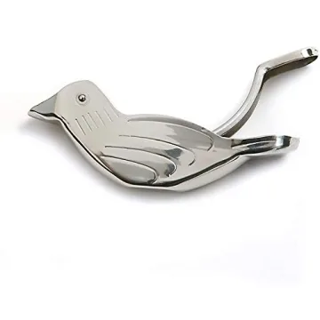 Bird-shaped stainless steel lemon and lime juicers