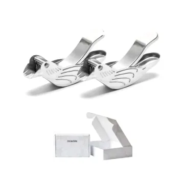 Bird-shaped stainless steel lemon and lime juicers
