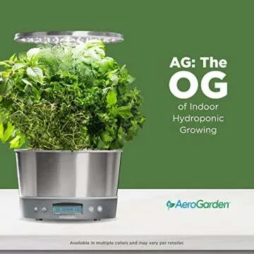 AeroGarden Harvest Elite 360 Indoor Garden Hydroponic System