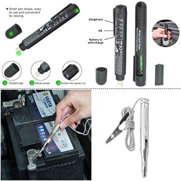 91pcs Auto Terminal Extractor Removal Tool Kit, Terminal Ejector, Wire Connector Pin Release Extractor, Cable Cutter Pliers; Cable Stripper, Pick Hook Set, Brake Fluid Tester, Car Light Circuit Tester