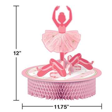 Creative Converting Ballet Birthday Party Decorations Kit