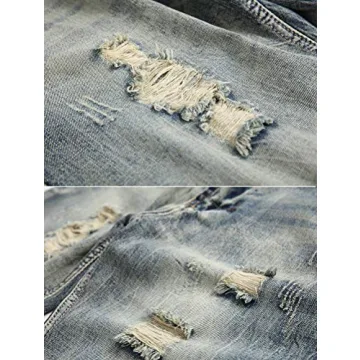 Lavnis Men's Casual Denim Shorts - Stylish Summer Fit