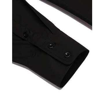 COOFANDY Mens Long Sleeve Shirt Embroidery Western Shirts Casual Button Down Shirt Vintage Country Shirts for Men