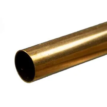 K & S PRECISION METALS 8132 9/32 x 12 Round Brass Tube