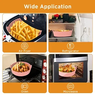 OUTXE Silicone Air Fryer Liners - Reusable & Easy to Clean