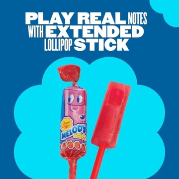 Chupa Chups Whistle Lollipops 5 Count Blue Raspberry