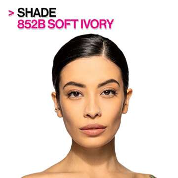 wet n wild Photo Focus Matte Foundation Stick Makeup, Soft Ivory | Vegan & Cruelty-Free