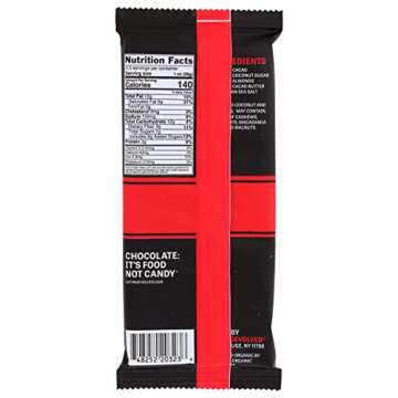 Evolved Chocolate Vegan Almond Sea Salt Bar - 2.5 oz