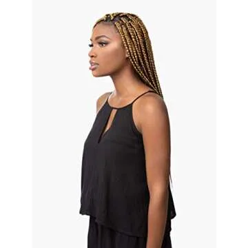 Sensationnel X-Pression 100% Kanekalon Crochet Braid - 2X RUWA Pre-Stretched 30" (6 Pack, 1B)