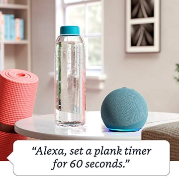 Echo Dot (4th Gen) Smart Speaker with Alexa in Glacier White