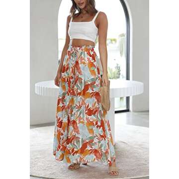 YOCUR Summer High Waisted Wide Leg Pants for Women