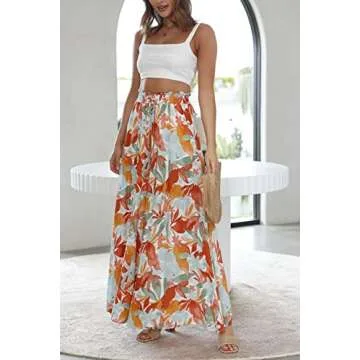 YOCUR Summer High Waisted Wide Leg Pants for Women