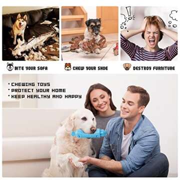 JMZDS&JL Puppy Toys 20 Pack, Puppy Chew Toys for Teething, Pet Dog Toothbrush Chew Toys for Puppy, Indestructible Pet Interactive Tug of War Squeaky Rope Toys for Puppies Small Medium Breed Chewers