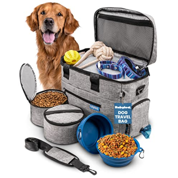 Rubyloo The Original Doggy Bag - Ultimate Dog Travel Bag Gift for Dog Lovers, Dog Moms, and Dads