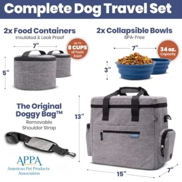 Rubyloo Original Doggy Bag - Ultimate Dog Travel Accessory
