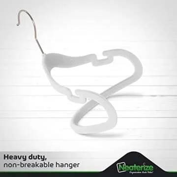 Velvet Baby Hangers for Clothes - Heavy Duty Non Slip Velvet Kids Hangers Or Toddler Hangers for Closet | Ultra Thin Design Kid Hangers for Space Saving - Ganchos De Ropa para Bebe (40 Pack White)