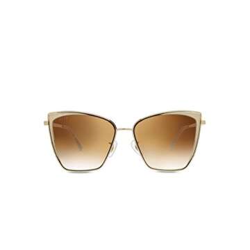 DIFF Becky Cat Eye Sunglasses for Women UV400 Gold Gradient