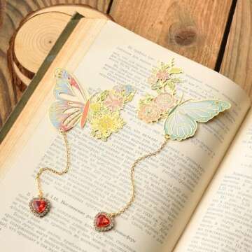 Aster Butterfly Bookmarks - Unique Gifts for Book Lovers
