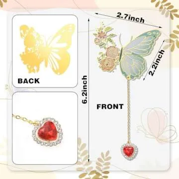 Aster Butterfly Bookmarks - Unique Gifts for Book Lovers