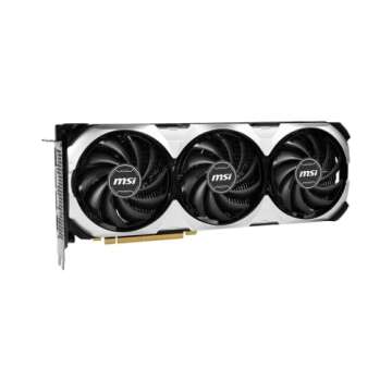 MSI Gaming GeForce RTX 4070 Ti 12GB GDRR6X Extreme Clock: 2655 MHz 192-Bit HDMI/DP Nvlink TORX Fan 4.0 Ada Lovelace Architecture Graphics Card (RTX 4070 Ti Ventus 3X 12G)