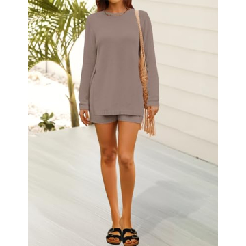 NENONA Women's Two Piece Knit Outfit for Casual Style