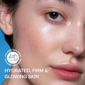 MAREE Collagen Boost Bundle - Sheet Moisturizing Masks & Face Moisturizer Cream - Collagen & Hyaluro...