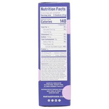 Delightful Partake Foods Gluten Free Birthday Cake Cookies