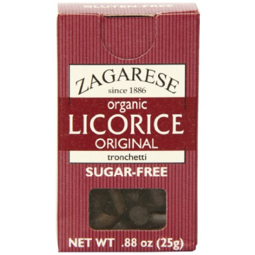 Zagarese 100% Organic Licorice, Original, 0.88 Ounce Flip Top Box