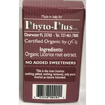 Zagarese 100% Organic Licorice, Original, 0.88 Ounce Flip Top Box