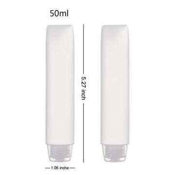 Travel Size Bottles 6-Pack - Leak Proof & TSA Approved