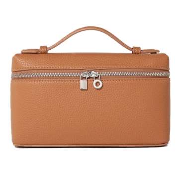 Rejolly Women’s Leather Crossbody Bag - Trendy Brown Designer Handbag