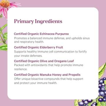 PURE SYNERGY Rapid Rescue | Organic Immune Support Capsules | Herbal Immune Supplement with Echinacea, Elderberry, and Olive Leaf Extracts | for Immediate Immune Support (42 Capsules)