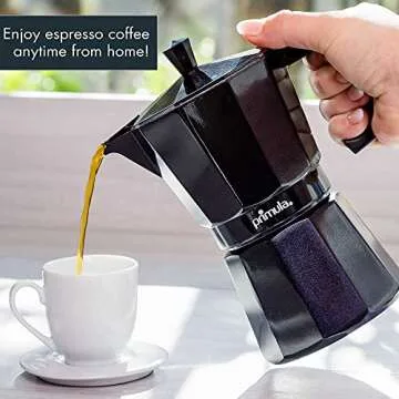 Primula Classic Moka Pot for Easy Espresso Brewing